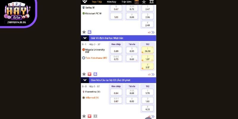 Thể thao Haywin là sảnh game đổi thưởng hot nhất trong năm 2026